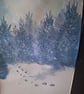 Snowy woodland blue purple wash  - Image 3