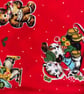 Summer seconds - Cotton Christmas drawstring pouch - super cute - Image 2