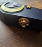 Celestial Death Head Moth Handmade Coffin Shaped Wooden Jewellery or Trinket Box - Image 4