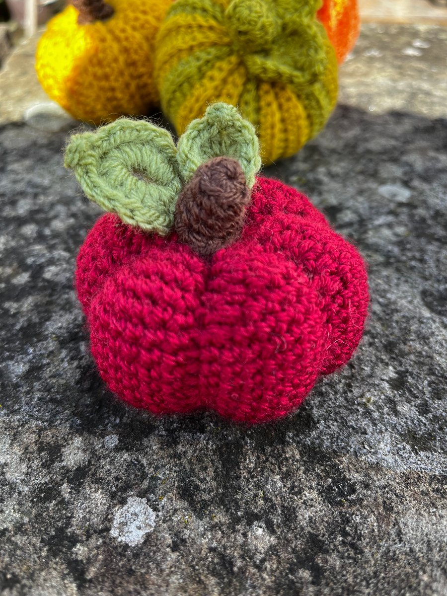 Handmade Crochet Pumpkin Decoration, Autumn & Halloween