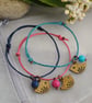Friendship Bracelet-Copper Bird with cord colour choice - Image 3