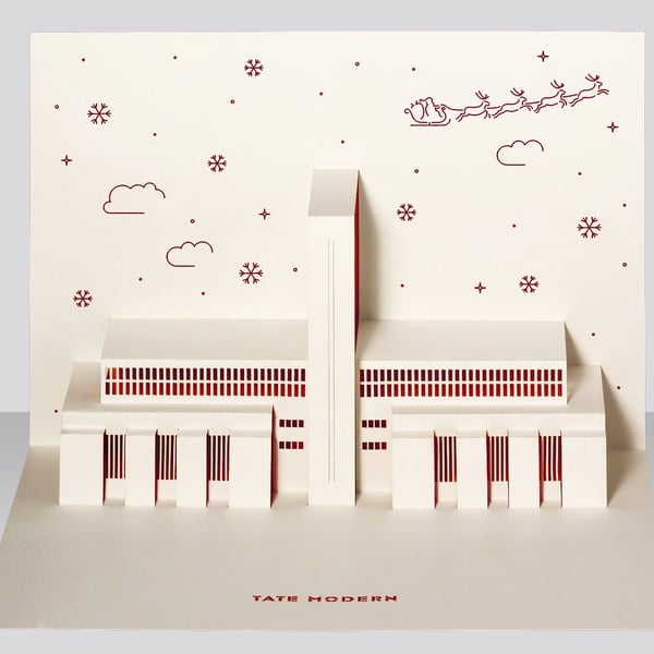 Tate Modern Christmas pop-up 3D card
