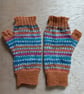 Gloves - hand knitted - fingerless - Image 6