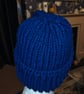 Handmade chunky knit ribbed beanie  - Image 1