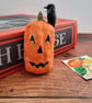 Spun Cotton Pumpkin Halloween Decoration - Image 1