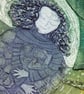 Duvet Dreams 2.3 original Collagraph Print.  numbers 2 of 3 - Image 2