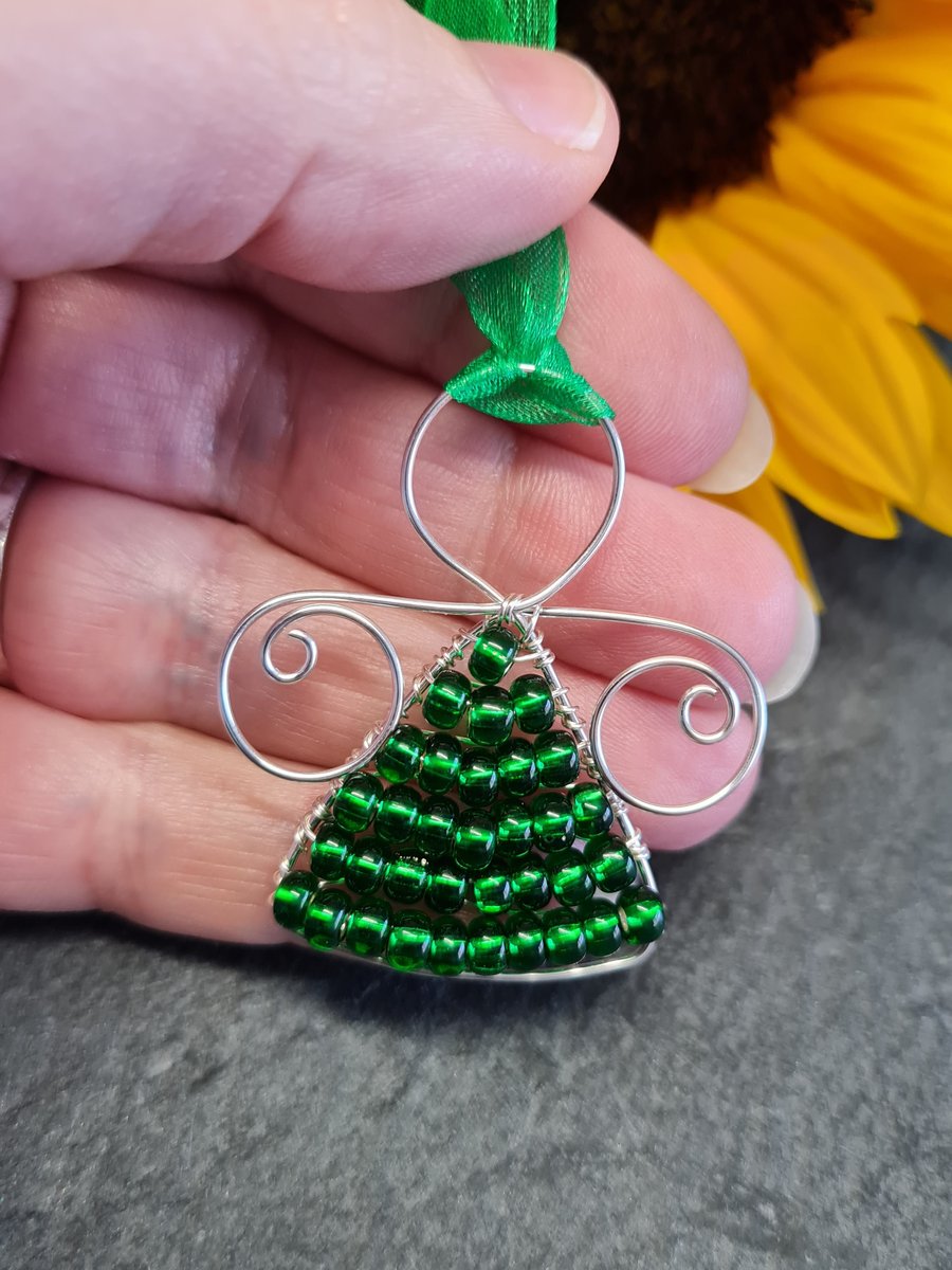 Seconds Sunday - Wire wrapped Angel Decoration