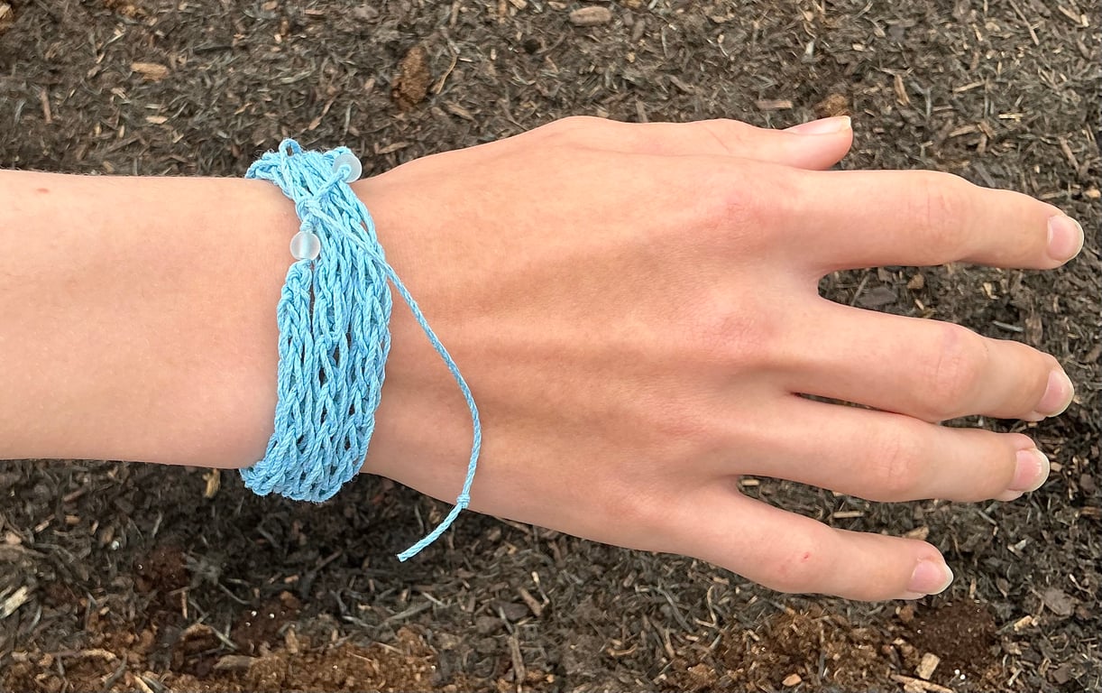 Hemp Bracelet. Beach Jewellery. Wrap Bracelet. Natural Hemp Jewellery. 