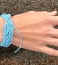Hemp Bracelet. Beach Jewellery. Wrap Bracelet. Natural Hemp Jewellery.  - Image 1