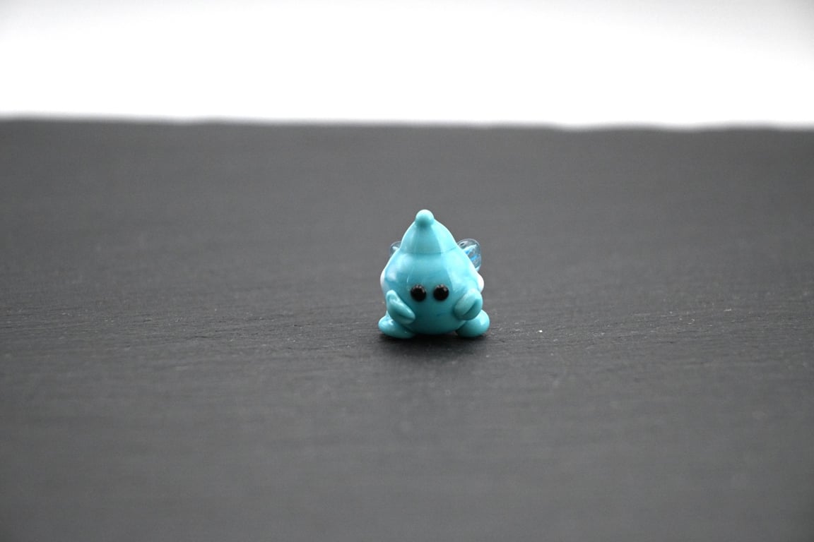 tiny glass fairy imp 