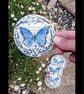 Lavender Butterfly Round Clay Coasters - Image 4
