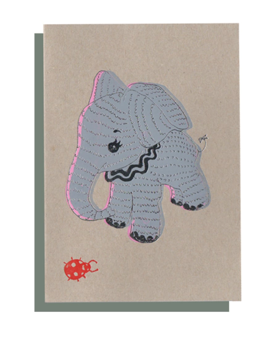 X 4 CARDS : Elephant , Dogs , Beverley , Butterflies