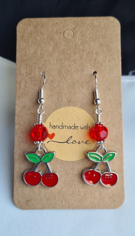 Gorgeous Cherry Earrings - design No1 