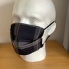 Blue ,Grey Tartan Face mask,Reusable fask mask ,Washable face covering,Free P&P