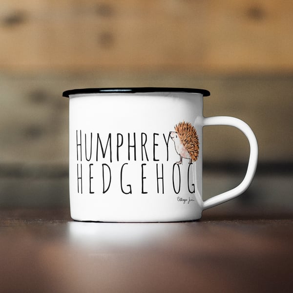 Humphrey Hedgehog Enamel Mug - The Insect Collection