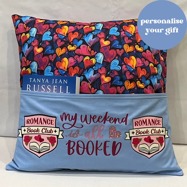 Reading Cushion My Weekend Is All Booked