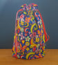 Medium Sized Peace and Love Reusable Gift and Storage Bag