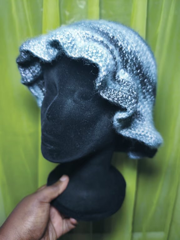 Midnight Moon Cosmic Dust Glitter Bucket Hat