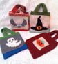 Halloween Trick or Treat Swag Bags, Child's Knitted Bag, Child's Bag, Halloween