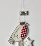 'Happy Christmas Robin' - Hanging Decoration - Image 2