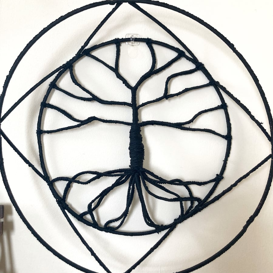 Macrame Tree of Life, Winter Tree, includes free UK delivery