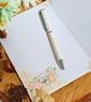 Well Done Vintage Style Card With A Photo Camera & Florals, Beige & Brown - Image 8