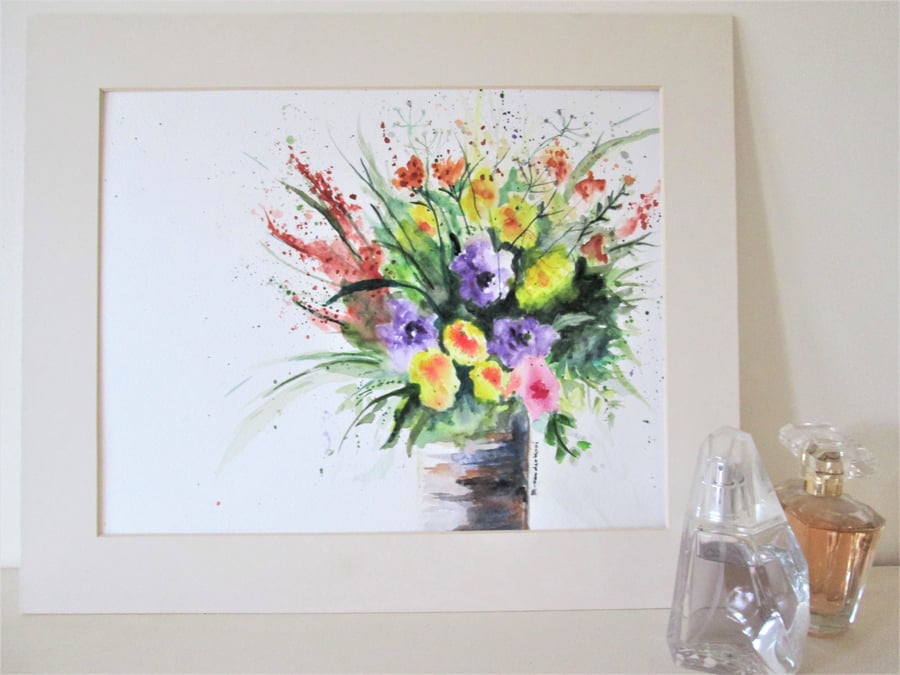 Bouquet of Flowers. Original Painting