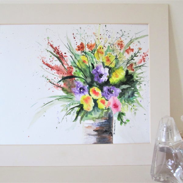 Bouquet of Flowers. Original Painting