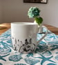 Flora & Fauna Mug - gardener gift, nature, botanical, hare, squirrel, badger - Image 4