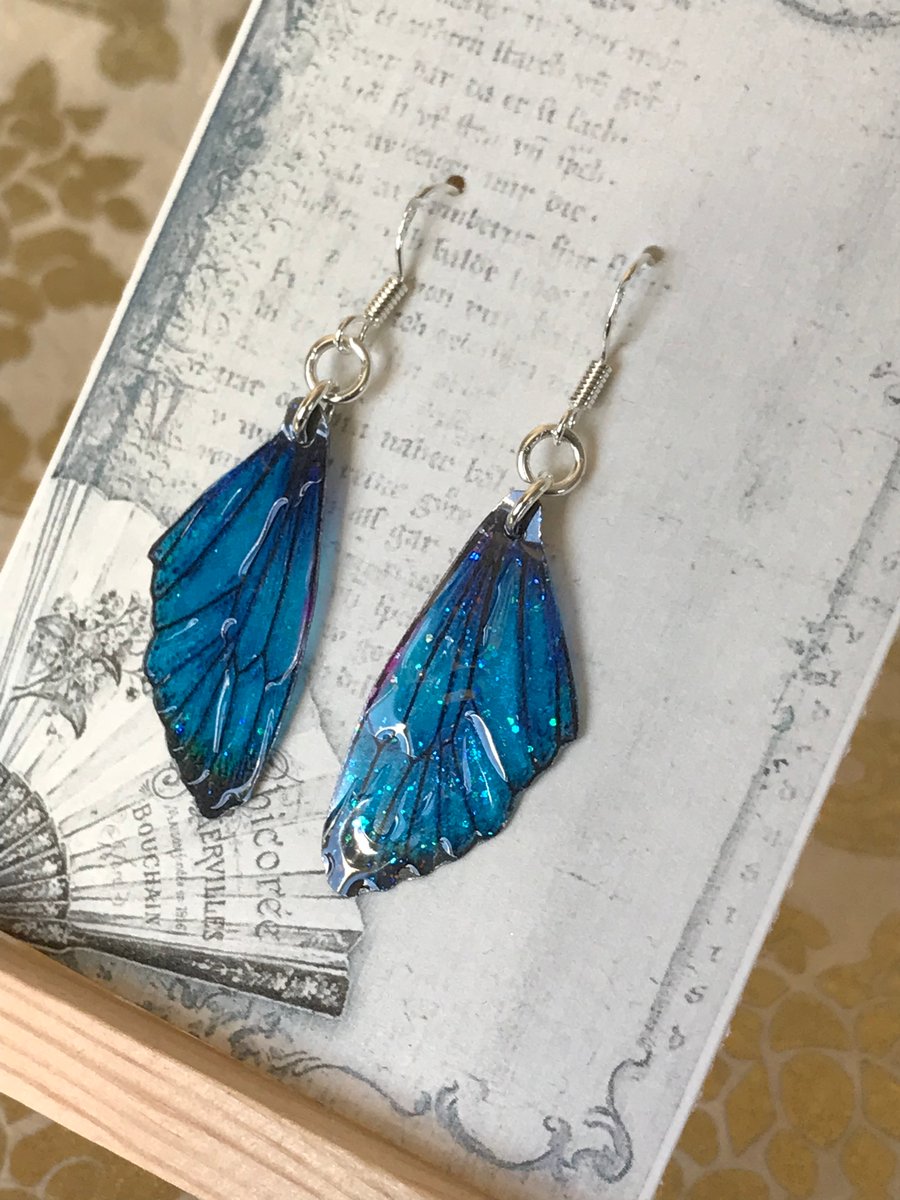 Magical Blue Sterling Silver Earrings