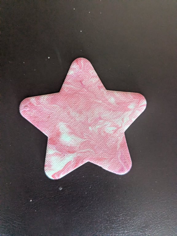 Acrylic Pour Fridge Magnets - various Shapes