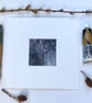 Frosted Foliage, mounted original mixed media painting - Image 4