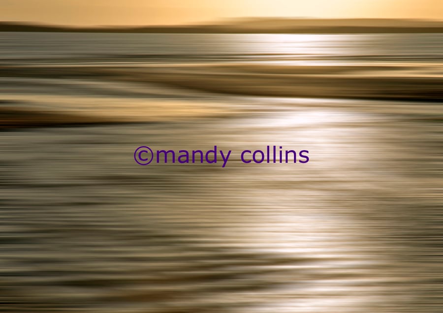 'Golden Sea' - A4 Epson Archival Matte art print