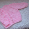 16" Baby Girls V Neck Cardigan