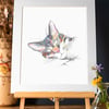 Beautiful Cat Art Print