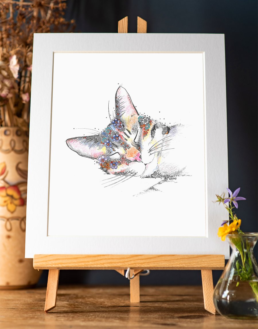 Beautiful Cat Art Print