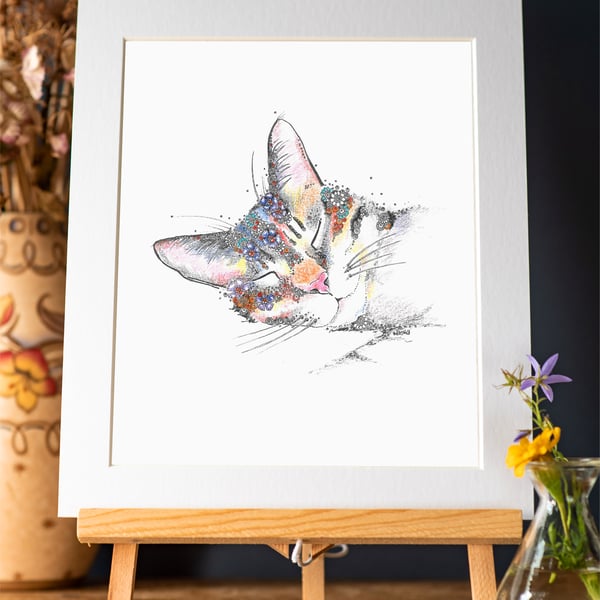 Beautiful Cat Art Print