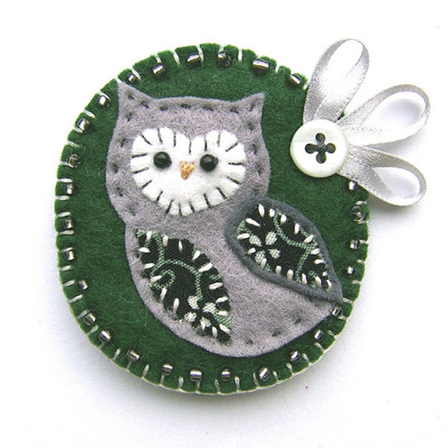 Owl Brooch