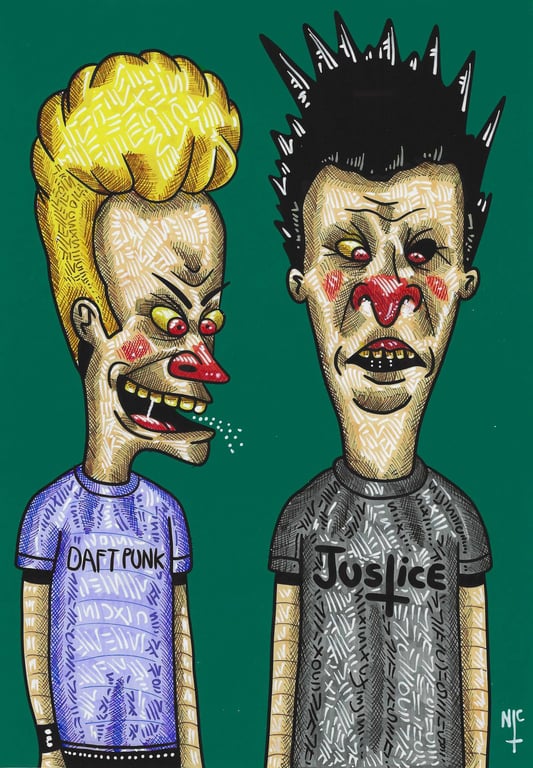 BEAVIS AND BUTTHEAD FAN ART