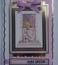 Teddy Bear Birthday Card To Someone Very Special Girl 3D Luxury Handmade Card - Image 1