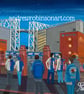 Blackburn Rovers F.C, Ewood Park Stadium. Framed, Football Giclee Art Print. - Image 2