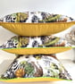 Printed Velvet Jungle Design Cushion Cover  - Image 4