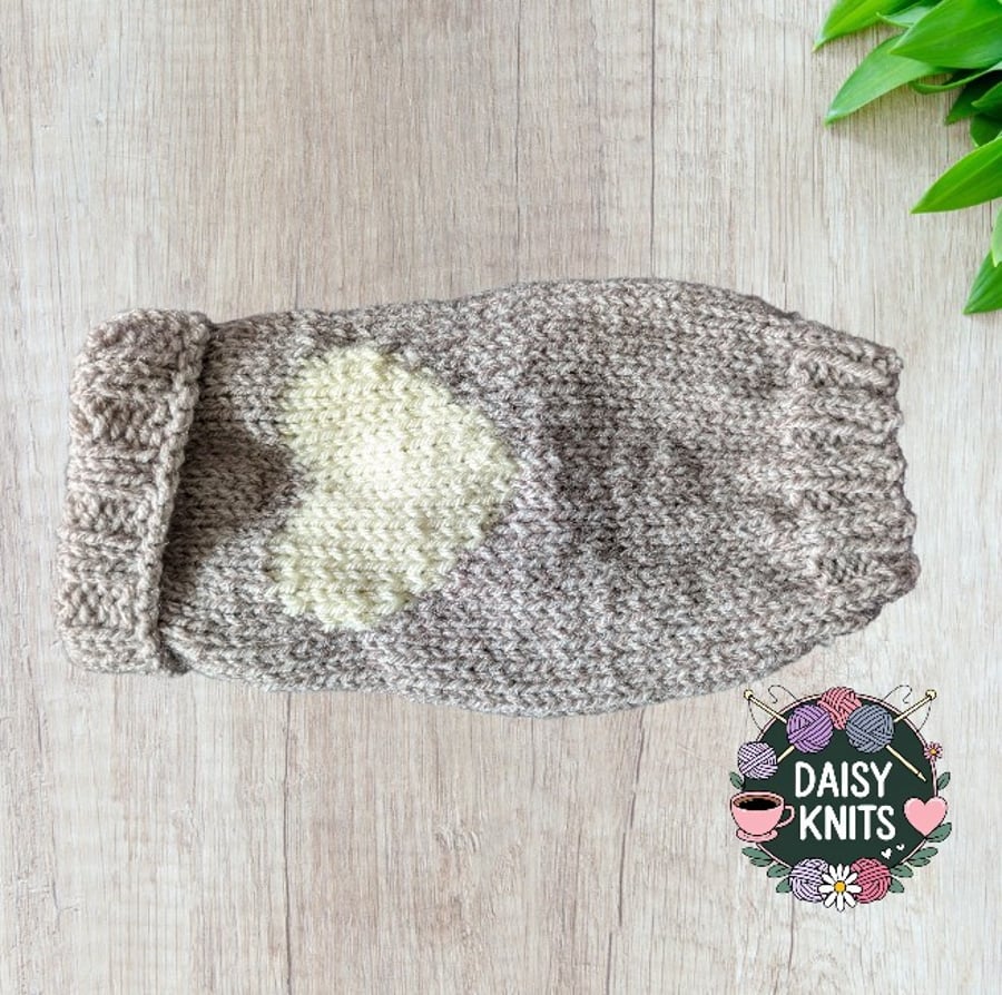 Hand Knitted Extra Small Dog Jumper for Cosy and Stylish Pets