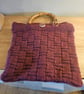 Handknitted tote bag