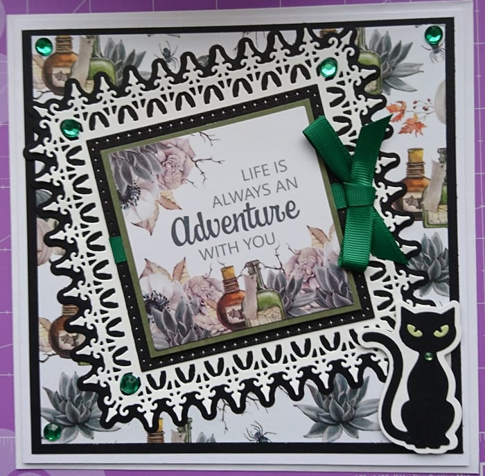 3D Luxury Handmade Card Life Is Always An Adventure With You Potions
