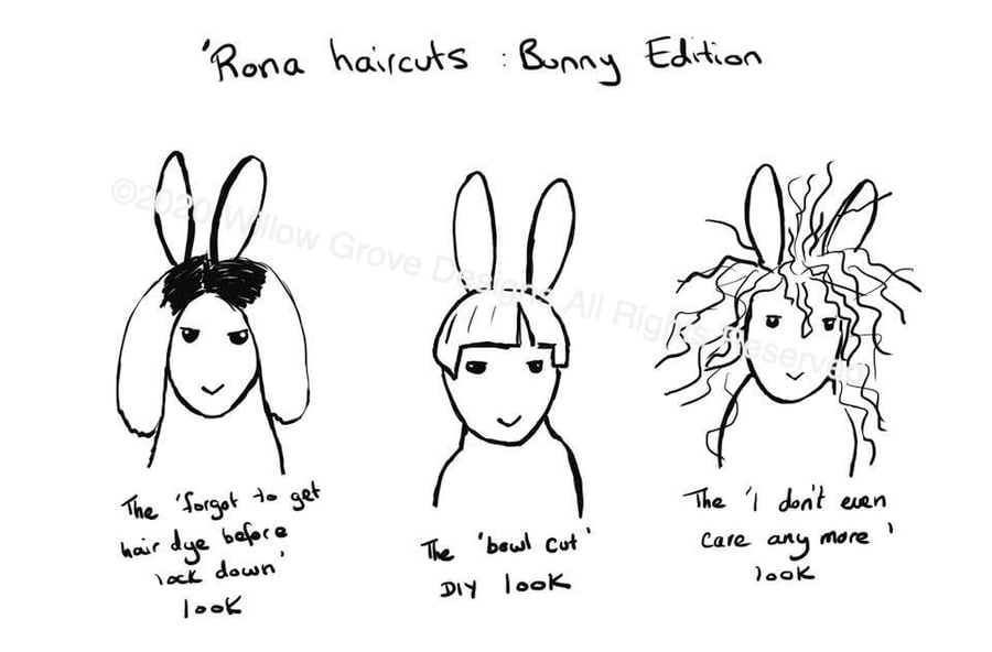 Rona Haircuts - Art Print