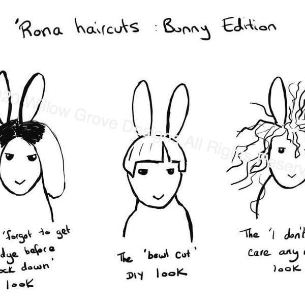 Rona Haircuts - Art Print