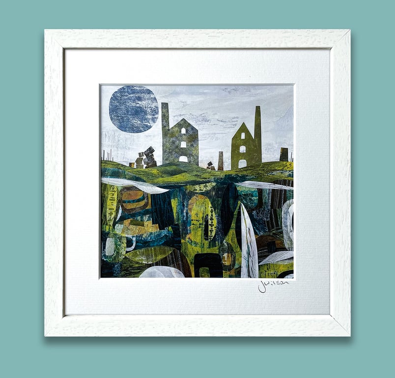 Cornish Tin Mine Framed Print