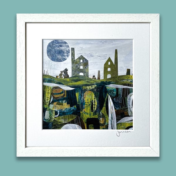 Cornish Tin Mine Framed Print