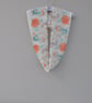 Handprinted chiffon scarf Seashore  - Image 4